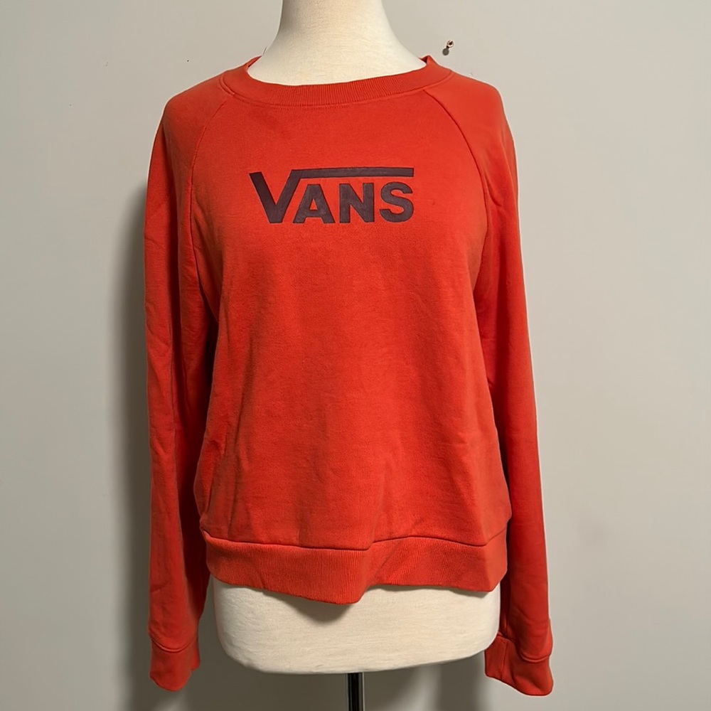Vans pullover sweater - orange